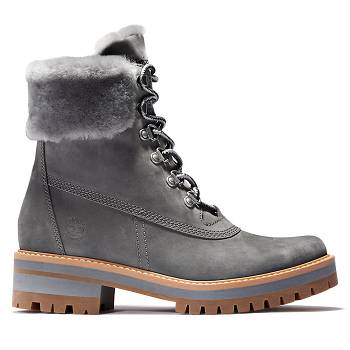 Timberland Courmayeur Valley 6-Inch - Siva Nepremokave Topanky Damske, TB0469F